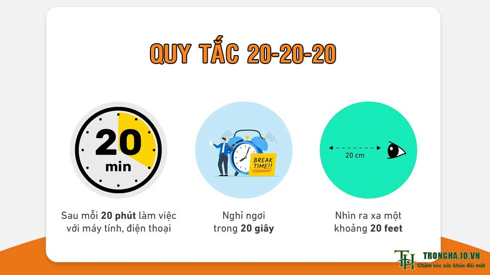 Quy tắc 20-20-20 là gì? Cách giảm mỏi mắt hiệu quả