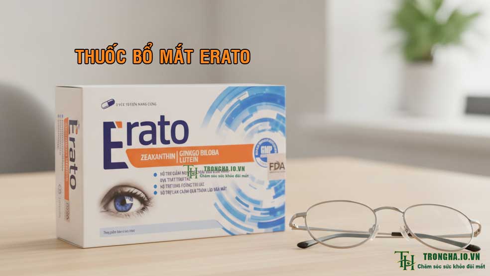 Thuốc bổ mắt Erato: Thành phần, công dụng, cách dùng và giá bán Thuốc bổ mắt Erato: Thành phần, công dụng, cách dùng và giá bán