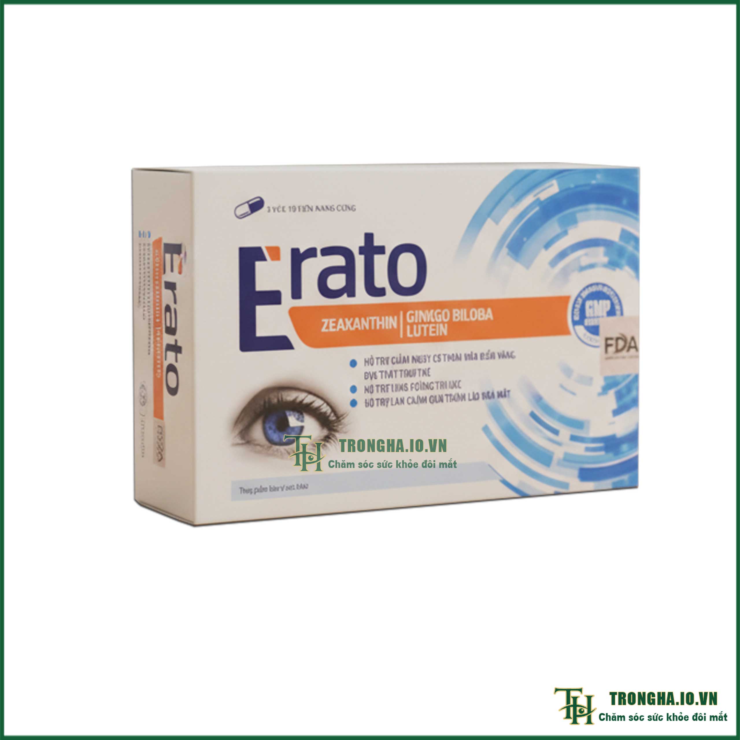 Thuốc bổ mắt Erato: Thành phần, công dụng, cách dùng và giá bán